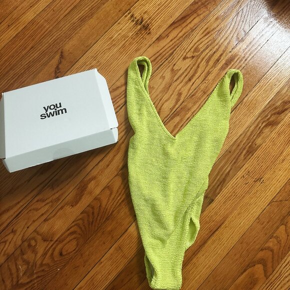 NWT Youswim Eva One Piece in Yuzu | Stretch 1 - Picture 2 of 6